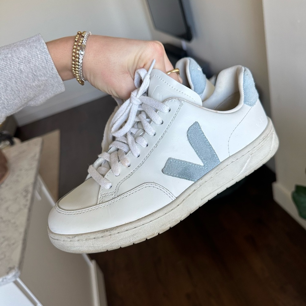 VEJA V-12 White Sneakers